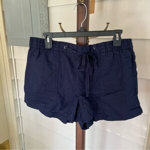 GAP - Navy Blue Linen Shorts